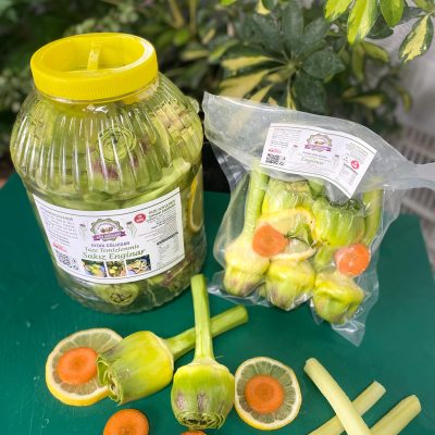 Günlük Temizlenmiş Saplı Kalp Enginar