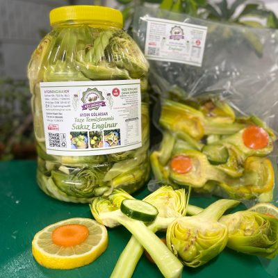 Günlük Temizlenmiş Saplı Yarma Bebek Enginar