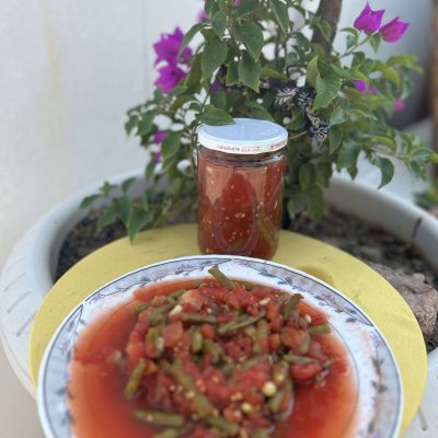 660 CC Cam Kavanozda Domates Soslu Taze Börülce Konservesi