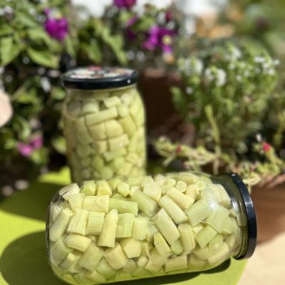 1 Lt Doğranmış Enginar Sapı Konservesi